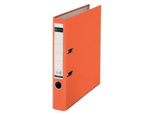 Ordner Leitz 1015 A4 50mm PP oranje