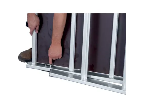 werkplatform,aluminium m. R13-laag,bordes HxBxD 700x1700x600mm