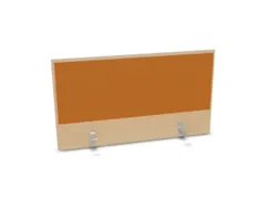 opzetpaneel,v. bureau,aanbouw achter,B 1000mm,NE-esdoorn,BN3005-geel