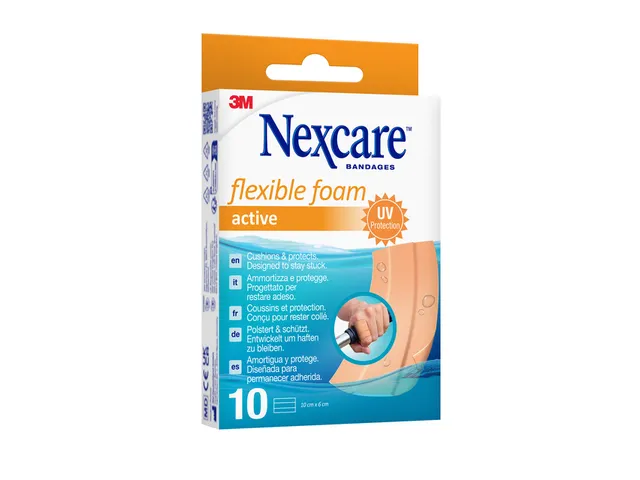 Pansements Flexible Foam résistant à l'eau 6x10cm 10pcs