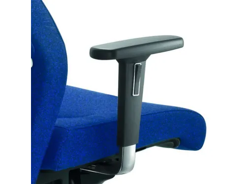 Dauphin 24-uurs Bureaustoel bekleding stof 100% polyester Blauw