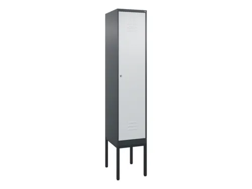 locker,HxBxD 2120x400x500mm,1vak,vak B 400mm,cil.-slot,voetonderstel