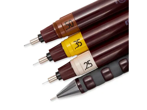 Tekenset rOtring Isograph college 0.25mm, 0.35mm en 0.5mm 34 stuks