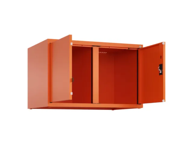 opzetkast,v. locker voor scheiding van kleding,2vak.,vak B 400mm