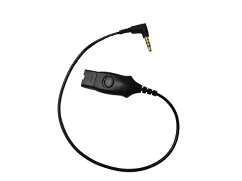 Poly-kabel met 3,5 mm connector naar QD