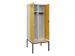 locker met bank,voor scheiding van kleding,HxBxD 2120x800x815mm,2vak