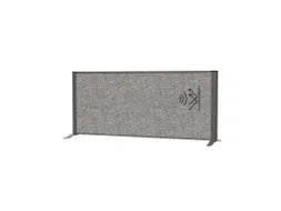 Akoestisch Bureauscherm MAULconnecto 120x50cm vrijstaand Antr/D.grijs