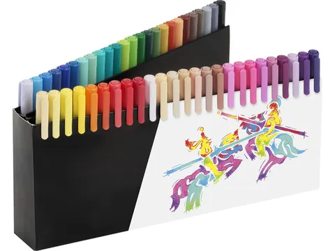 Brushpen Faber-Castell Black Edition 50 stuks in karton etui