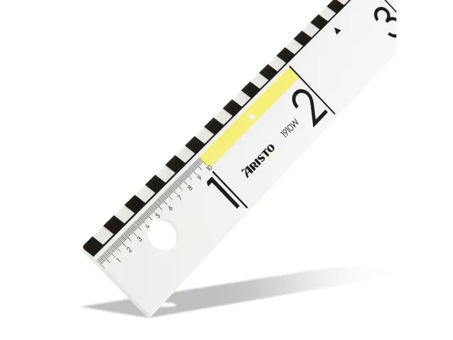 Liniaal Aristo 100cm kunststof met cm/dm maatverdeling
