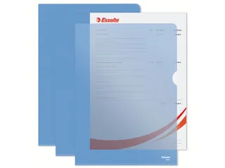 L-map Esselte Standaard A4 Pp Blauw 0.11mm - 2