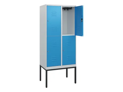 dubbeldekse locker,HxBxD 1950x800x500mm,2x2vak.,vak B 400mm