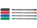 Balpen Schneider Tops 505 M blister a 4 stuks assorti