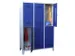 dubbeldekse locker,HxBxD 1850x1200x500mm,3x2vak.,RAL7035,front RAL7035