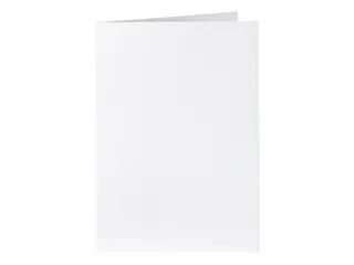 Correspondentiekaart Papicolor dubbel 105x148mm kraft wit pak à 6 st - 1