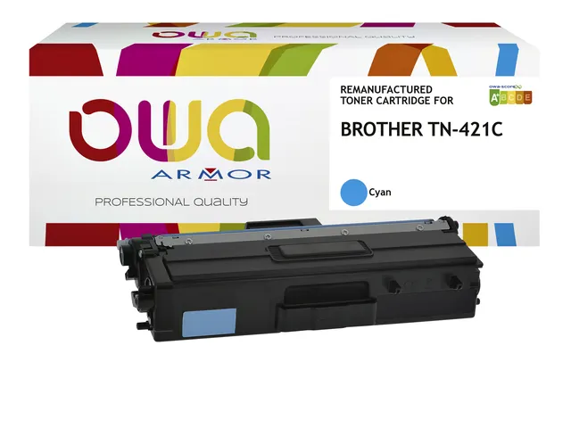 Toner OWA alternatief tbv Brother TN-421C blauw