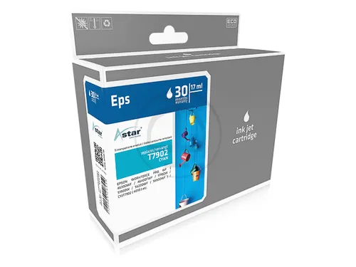 As15489 Astar Epson T7902 Wf Inkt Cyaan Hc Rebuilt 2000Pagina's Chip