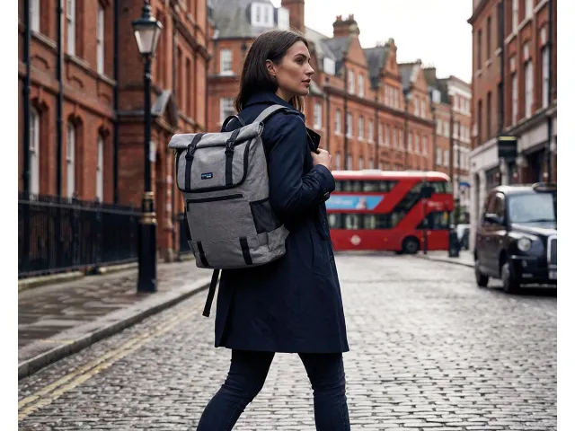 rugzak London 18 l 15,6 inch grijs