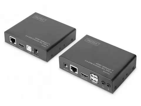 4K HDMI HDBaseT 2.0 KVM-verlengset 100m 4K/60Hz (4:2:0) 6x USB