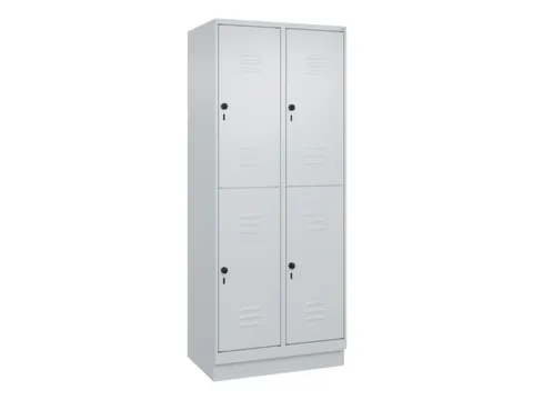 dubbeldekse locker,HxBxD 1950x800x500mm,2x2vak.,vak B 400mm