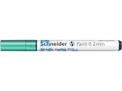 Metallic marker Schneider Paint-It 011 2mm groen metallic