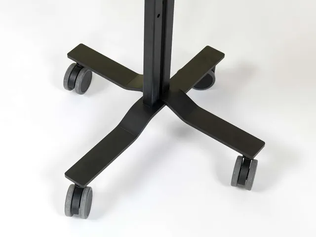 Verrijdbaar Workboard 120x75cm gelakt staal zwart profiel