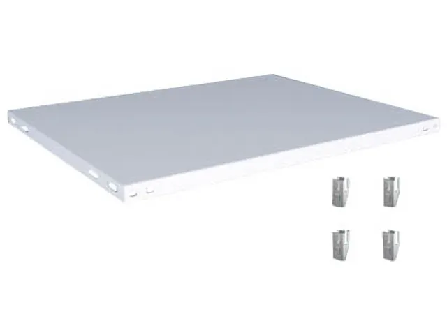 legbord,v. magazijnstelling,BxD 1000x800mm,vakl. 130kg,staal,RAL7035