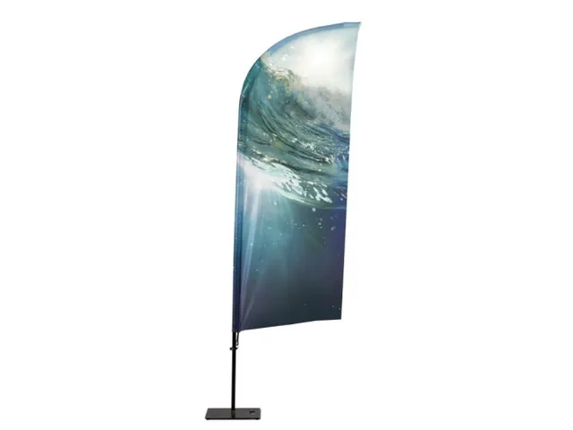 Beach Flag Alu Wind/Paddle 415cm excl. voet 25mm Rotator