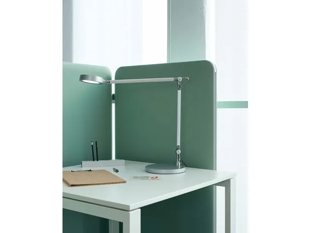 Bureaulamp MAULgrace LED colour vario dimbaar Zilver