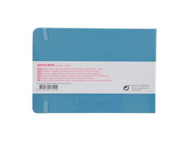 Schetsboek Talens Art Creation 80 witte vellen 140gr 210x150mm blauw