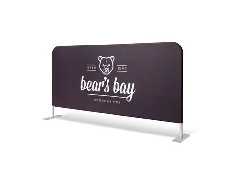 Indoor promotie dranghek Zipper-Barrier 198x105cm