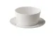 QFC Conische kom 11,5cm 400ml Off-white porselein set 24 stuks