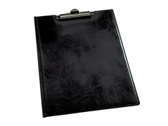 Klembordmap Durable 2355 met kopklem en insteek zwart A4