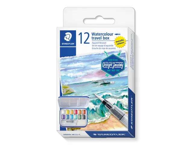 Waterverf Staedtler Design Journey set 12 kleuren