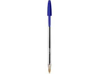 Balpen Bic Cristal medium blauw in tubo verpakking - 4