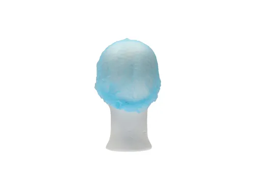 Haarnet CMT clip non-woven M 50cm PP blauw 100 stuks