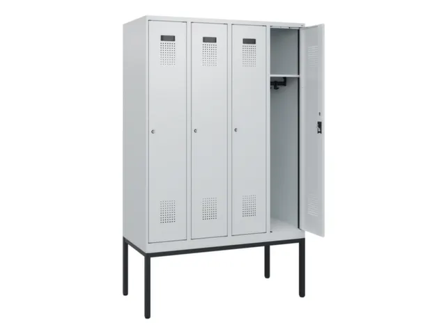 schoollocker,HxBxD 1950x1200x500mm,4vak,vak B 300mm,cil.-slot