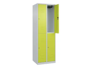 dubbeldekse locker,HxBxD 1850x600x500mm,2x2vak.,vak B 300mm - 2