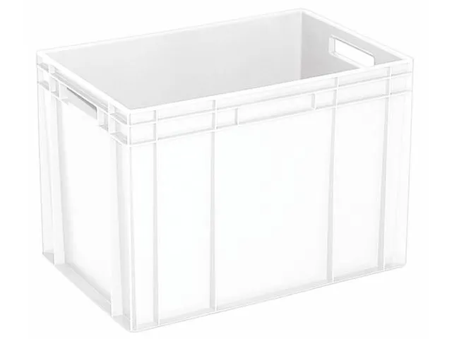 Euronorm Stapelkrat Pe 410x600x400mm 83liter Wit