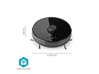Robotstofzuiger Nedis wifi laser 3-in-1 zwart - 16