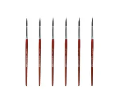 Penseel Kangaro Serie 120 rond Nr. 10 geitenhaar doos 6 stuks