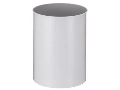 Ronde Papierbak Metaal 30 Liter Grijs