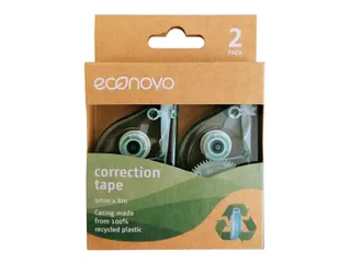 Correctietape Econovo 5mmx8m blister à 2 stuks - 1