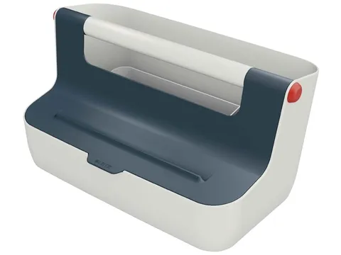 Opbergbox Leitz Cosy draagbaar kunststof grijs 214x196x367mm