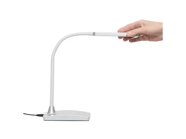 Bureaulamp MAUL Pearly LED colour vario dimbaar zilver