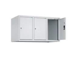 opzetkast,v. locker,3vak.,vak B 300mm,HxBxD 500x900x500mm,cilinderslot