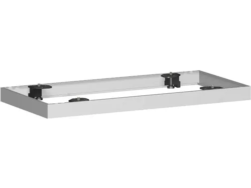 sokkel,v. roldeurkast,HxB 50x800mm,metaal,zilverkleurig