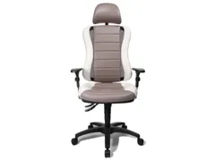 Topstar Bureaustoel Head Point RS, grijs/wit