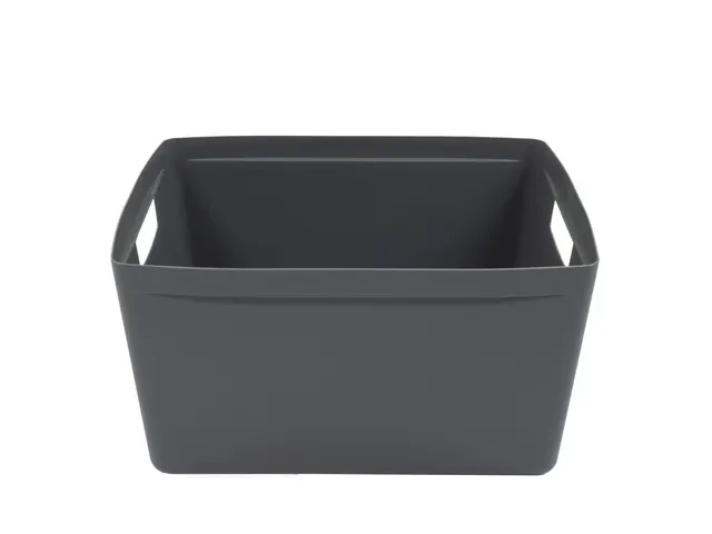 Boîte de rangement Kangaro 28 litres + couvercle anthracite 3 pièces