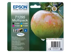 Inktcartridge Epson T1295 zwart + 3 kleuren C13T12954012