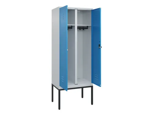 locker voor scheiding van kleding,HxBxD 2120x800x500mm,2vak